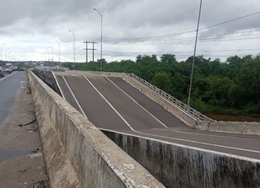 Blog do Juares acompanha situação da ponte sobre o Rio Paraíba que desabou na BR-101