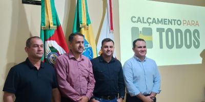 Prefeitura de Camaquã lança programa Calçamento para Todos