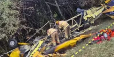 Piloto de avião agrícola morre após acidente no RS