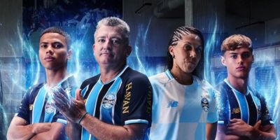 Grêmio apresenta novos uniformes da New Balance para 2026
