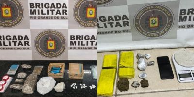 Dois homens são presos por tráfico de drogas em Camaquã e Tapes