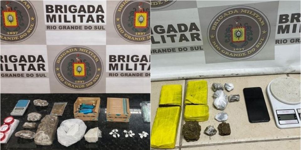 Dois homens são presos por tráfico de drogas em Camaquã e Tapes