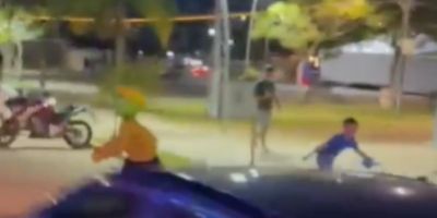 Dançarino é atropelado durante apresentação em Camaquã