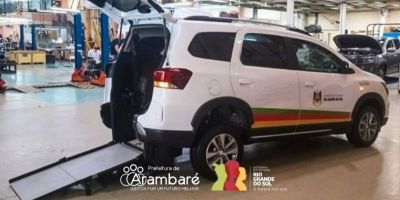 Arambaré recebe veículo adaptado do programa RS Sem Barreiras para ampliar atendimento inclusivo