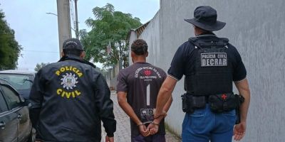 Polícia Civil prende homem por descumprimento de medida protetiva em Dom Feliciano