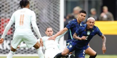 Brasil joga mal e perde por 2 a 1 para a França nos EUA