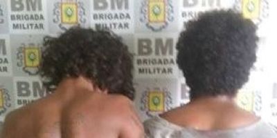 Brigada Militar prende dois acusados de roubar dinheiro de pedestre em São Lourenço do Sul