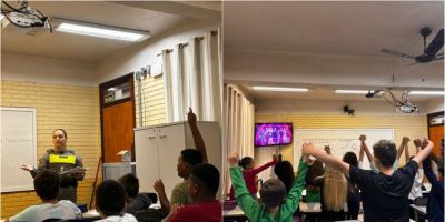 Brigada Militar inicia ano letivo do Proerd em Camaquã