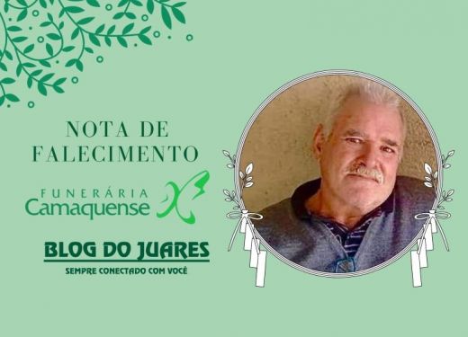 OBITUÁRIO: Nota de Falecimento de Sergio Itamar Boeira Barbosa, o “Sergião”, de 69 anos