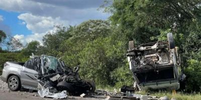 Colisão frontal deixa dois mortos na BR-386, no Norte do RS