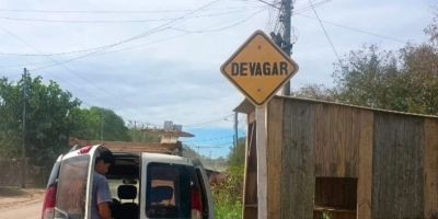 Trecho da Avenida Camaquã recebe melhorias nas sinalizações em Tapes