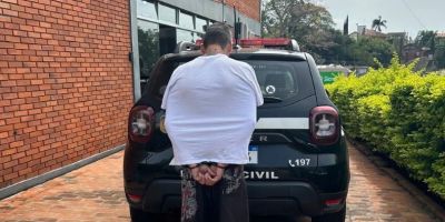Homem é preso após ameaçar ex-companheira de morte em Cachoeira do Sul