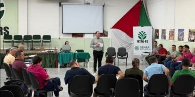 Regional Costa Doce e Carbonífera participa de agenda estratégica da Fetag-RS para fortalecer agricultura familiar