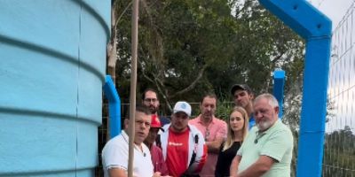 Obra para melhorar abastecimento da água no interior de Chuvisca é entregue