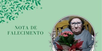 OBITUÁRIO: Nota de falecimento de Marina Lopes Rodrigues, 78 anos