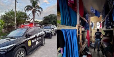 Operação é deflagrada contra grupo criminoso por tráfico de drogas em Tapes