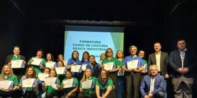 Curso de costura forma novas profissionais para o setor têxtil de Camaquã