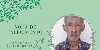 OBITUÁRIO: Nota de Falecimento de Daniel Rodrigues da Silva, de 85 anos