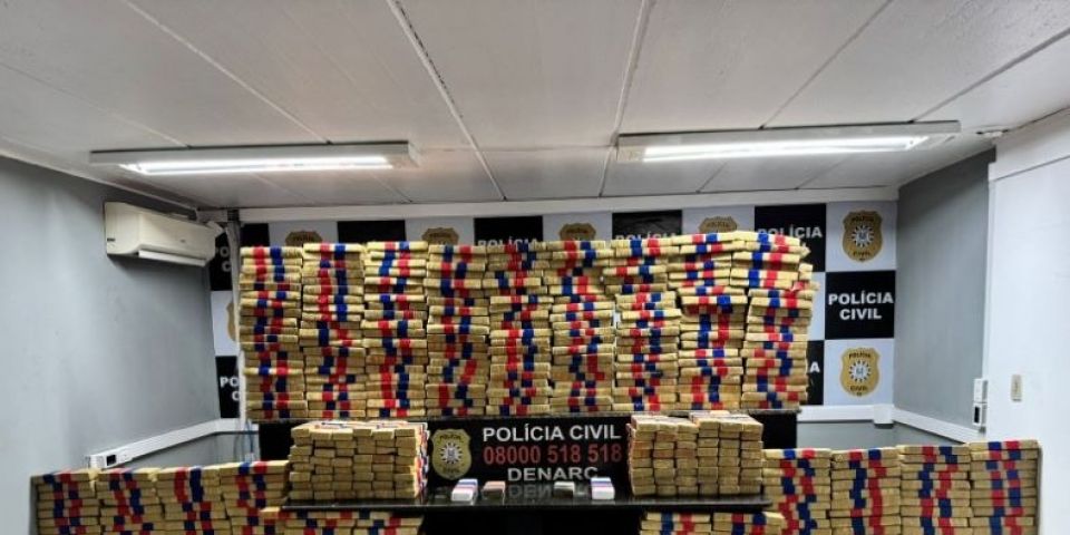 PC apreende 330 kg de maconha em Alvorada