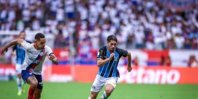 Viery e Sanabria marcam e Grêmio e Bahia empatam em Salvador