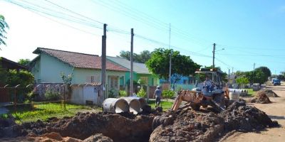 Prefeitura de Camaquã dá inicio a obra de drenagem no bairro Jardim