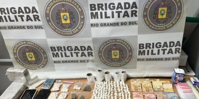 Jovem de 22 anos é preso por tráfico de drogas em São Lourenço do Sul