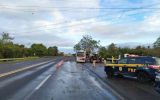 Homem de 61 anos morre em colisão entre caminhonete e ônibus na BR-386