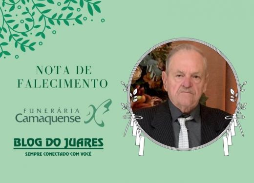 OBITUÁRIO: Nota de Falecimento de Affonço Tessmann, de 81 anos