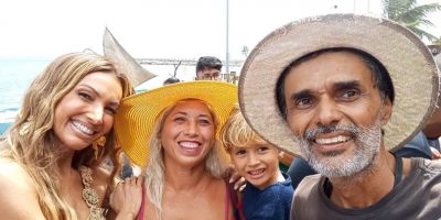 Jornalistas do Blog do Juares encontram Patrícia Poeta em Natal (RN)