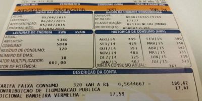 Conta de luz continuará com acréscimo da bandeira amarela em junho