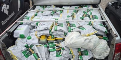 Cerca de 420 kg de agrotóxicos estrangeiros são apreendidos na BR-116