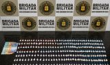 Ações da BM resultam em prisões e apreensão de drogas e arma de fogo em Camaquã