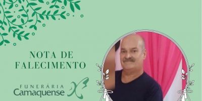 OBITUÁRIO: Nota de Falecimento de Irineu Borba Krug, de 62 anos