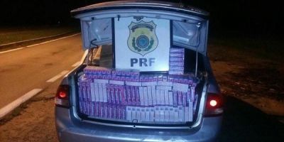 PRF apreende 4 mil fixadores de dentaduras em carro na BR-116 em Arroio Grande