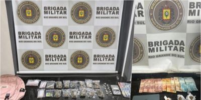 Dois homens são presos por tráfico de drogas em São Lourenço do Sul