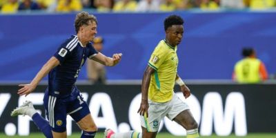 CBF envia ofício contestando gol anulado de Vini Jr. contra Escócia