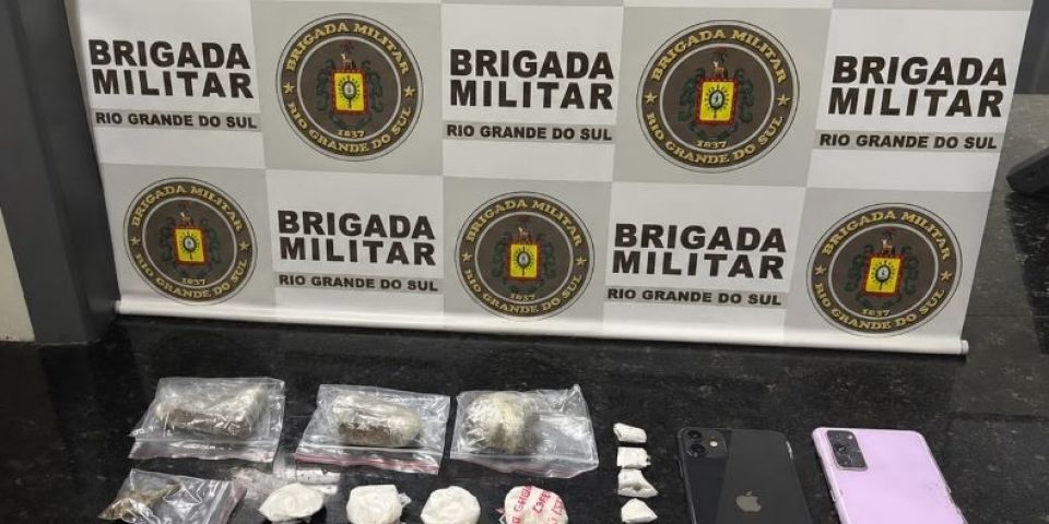 Força Tática prende homem por tráfico de drogas em Camaquã