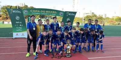 Guarany de Camaquã é campeão da Copa do Brasil de Fut 7 na Categoria Sub-12