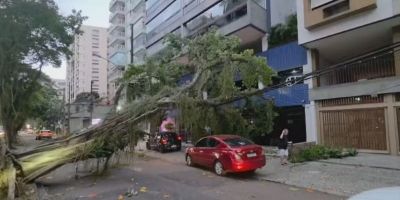 Ventania deixa dois mortos e um desaparecido no Rio de Janeiro