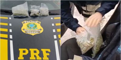 PRF prende homem transportando maconha de alto valor na BR-290, em Pantano Grande