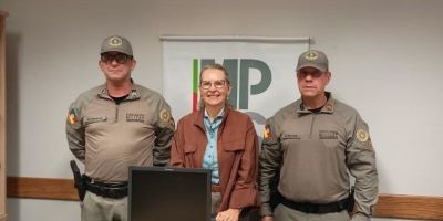 MPRS doa equipamentos de informática e mobiliário para Brigada Militar e Prefeitura de São Lourenço do Sul