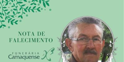 OBITUÁRIO: Nota de Falecimento de Adão Uczak, de 89 anos