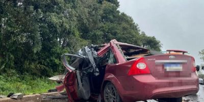 Acidente envolvendo quatro veículos mata homem no Norte do RS