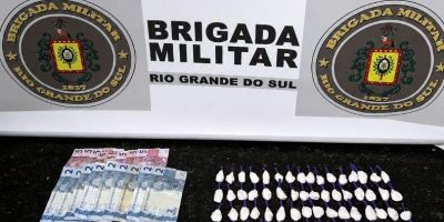 Homem é preso por tráfico de drogas no centro de Camaquã