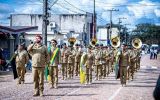 Banda 25 de Julho faz estreia oficial no desfile de 7 de Setembro em Pantano Grande