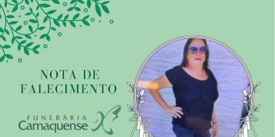 OBITUÁRIO: Nota de Falecimento de Dulce Helena Stiborski Gouvea, de 59 anos