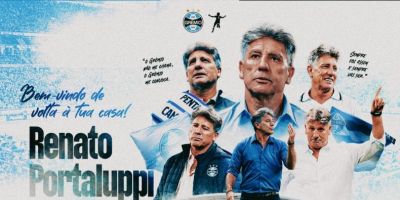 Grêmio anuncia o retorno do técnico Renato Portaluppi