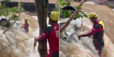 Temporais no RS deixam dois mortos e três pessoas desaparecidas