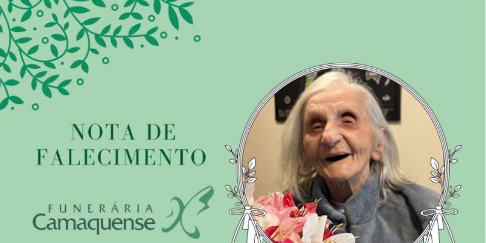 OBITUÁRIO: Nota de Falecimento de Alma Milbarth Schneid, de 101 anos