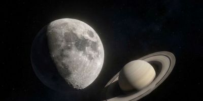 Lua cheia ajuda a encontrar Saturno no céu neste sábado (26)